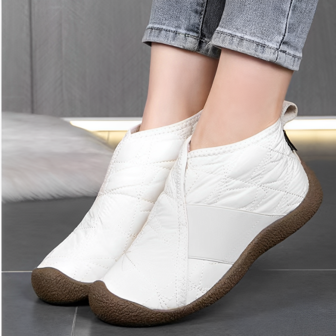 OCW Orthopedic Women Ankle Boots Waterproof Warm Fur Casual Vintage Snow Boots OCWShoes