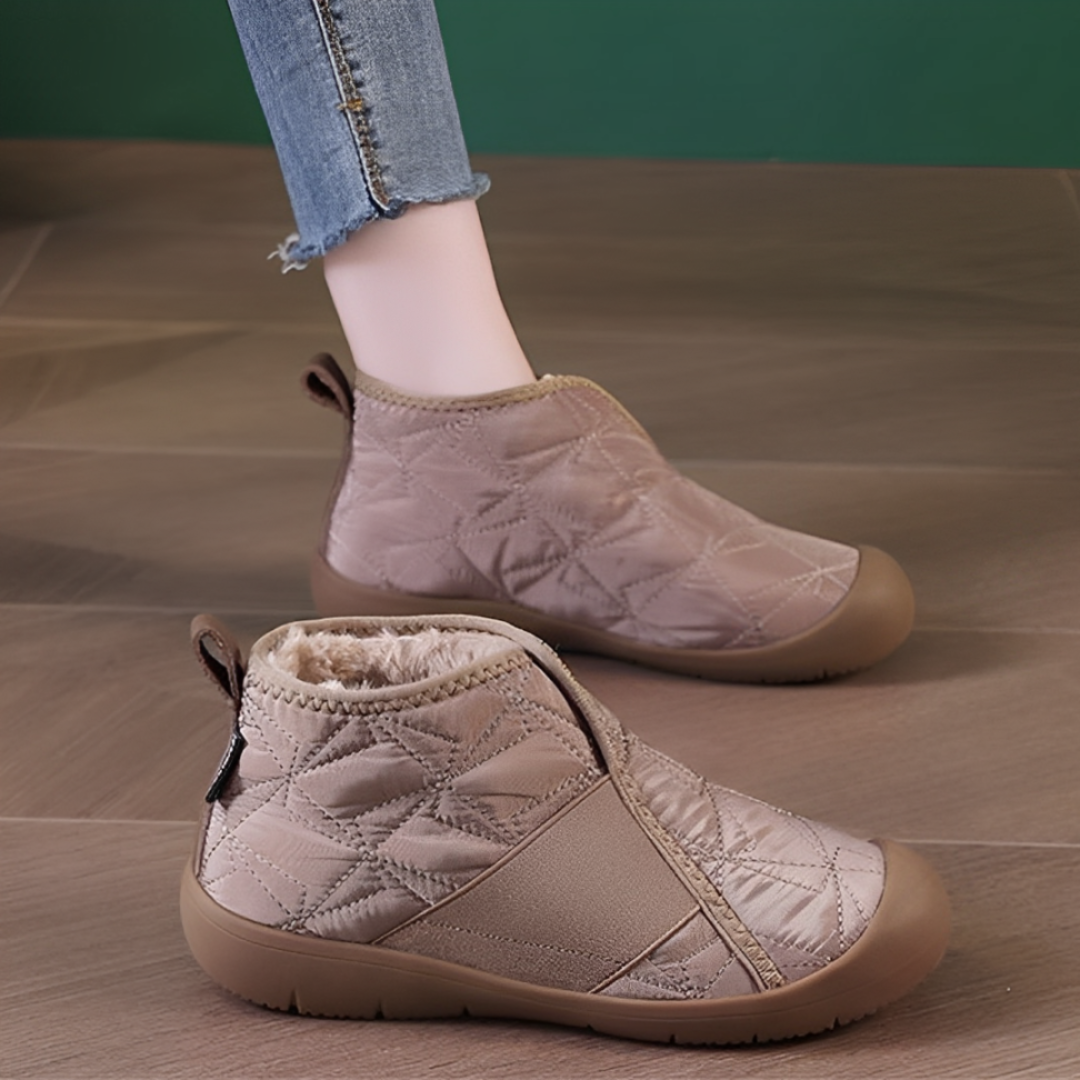 OCW Orthopedic Women Ankle Boots Waterproof Warm Fur Casual Vintage Snow Boots OCWShoes