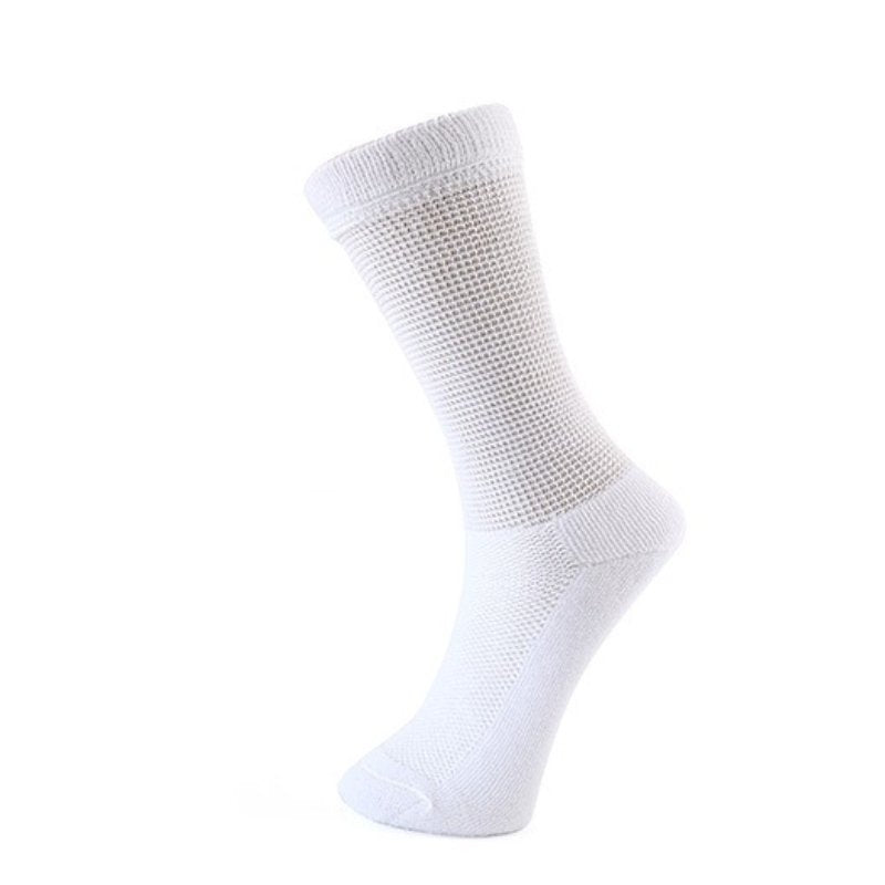 OCW Diabetic Socks Sweat-absorbent Cotton Durable Elastic Fit Socks For Diabetes Maternity OCWShoes