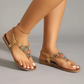 OCW Orthopedic Women Sandals Bohemian Style Thong Soft Bottom Beach Flip-flop
