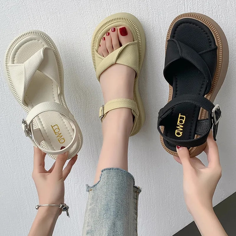 OCW Women Sandals Arch Support Cushion Breathable Buckle AntiSlip Sandals OCWShoes