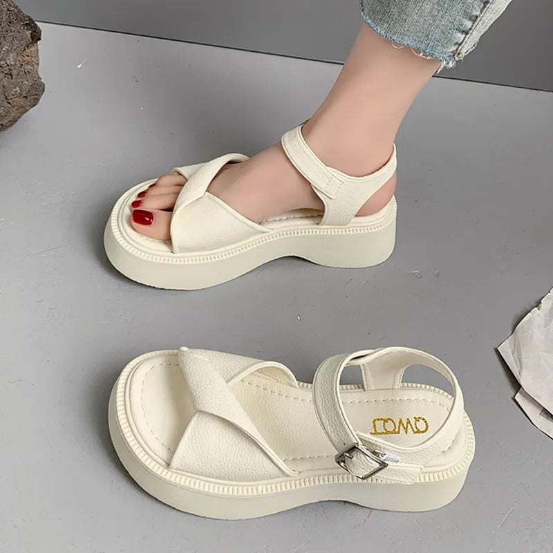 OCW Women Sandals Arch Support Cushion Breathable Buckle AntiSlip Sandals OCWShoes