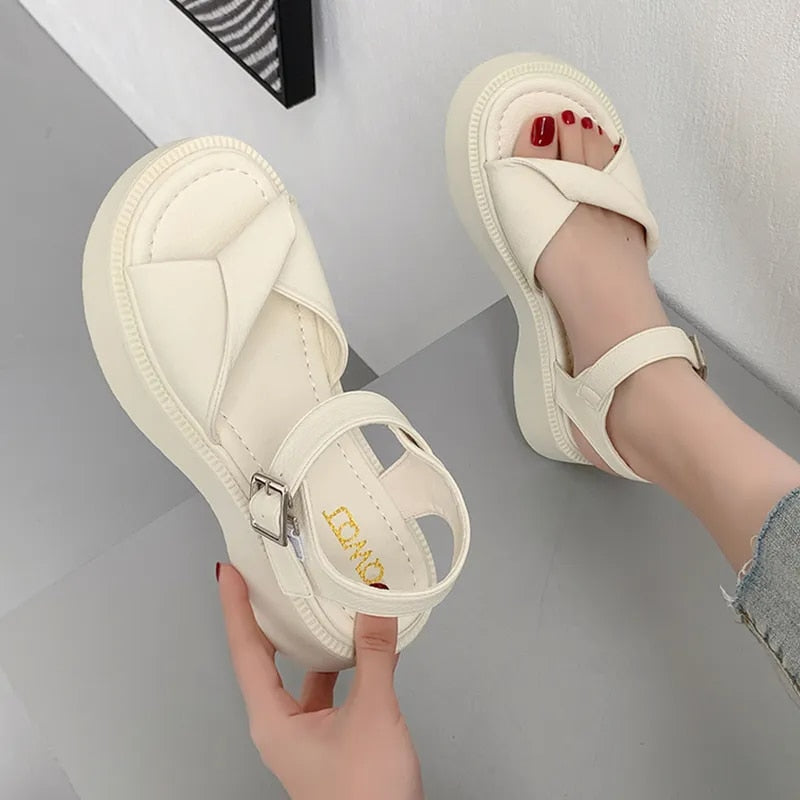 OCW Women Sandals Arch Support Cushion Breathable Buckle AntiSlip Sandals OCWShoes