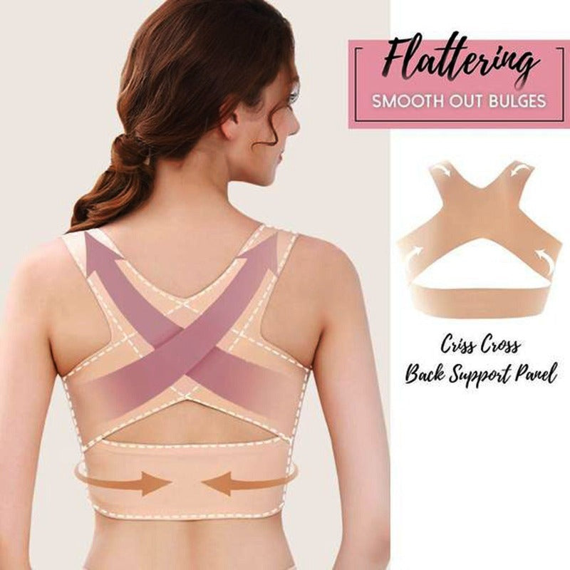 OCW Bras 5D Support Push Up Posture Corrector Seamless Wireless