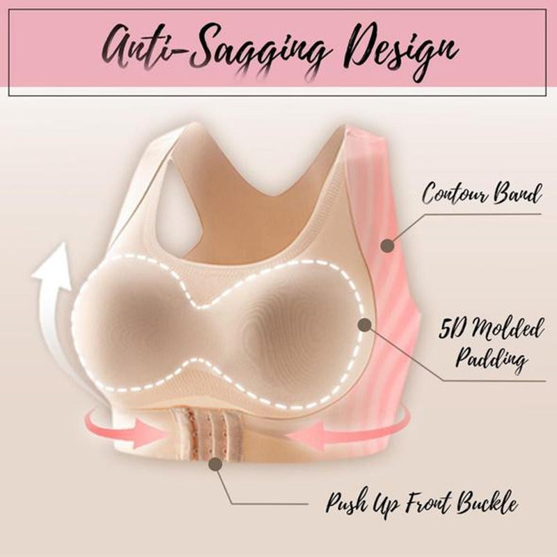 OCW Bras 5D Support Push Up Posture Corrector Seamless Wireless