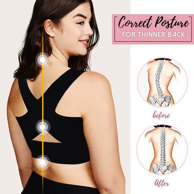 OCW Bras 5D Support Push Up Posture Corrector Seamless Wireless