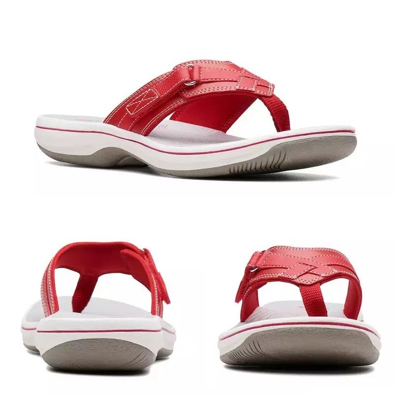 OCW Orthopedic Sandals For Women Breathable Buckle Arch Support Flip-flops Colorful Summer OCWShoes