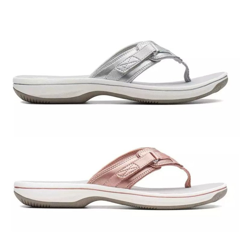 OCW Orthopedic Sandals For Women Breathable Buckle Arch Support Flip-flops Colorful Summer OCWShoes