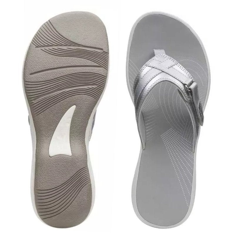 OCW Orthopedic Sandals For Women Breathable Buckle Arch Support Flip-flops Colorful Summer OCWShoes