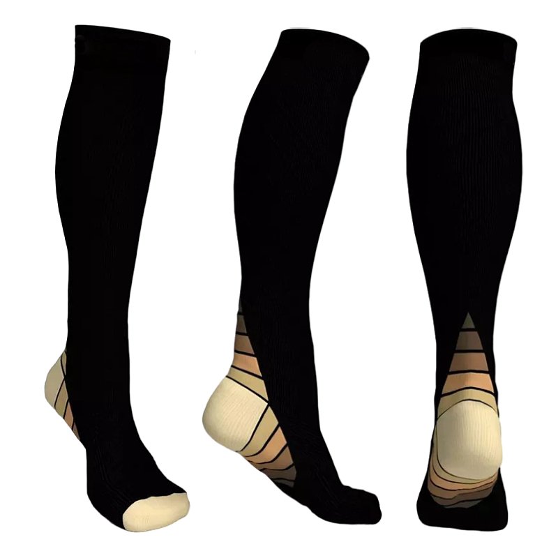 OCW Unisex Compression Socks Smooth Soft Yarn Cushion Knee-high OCWShoes