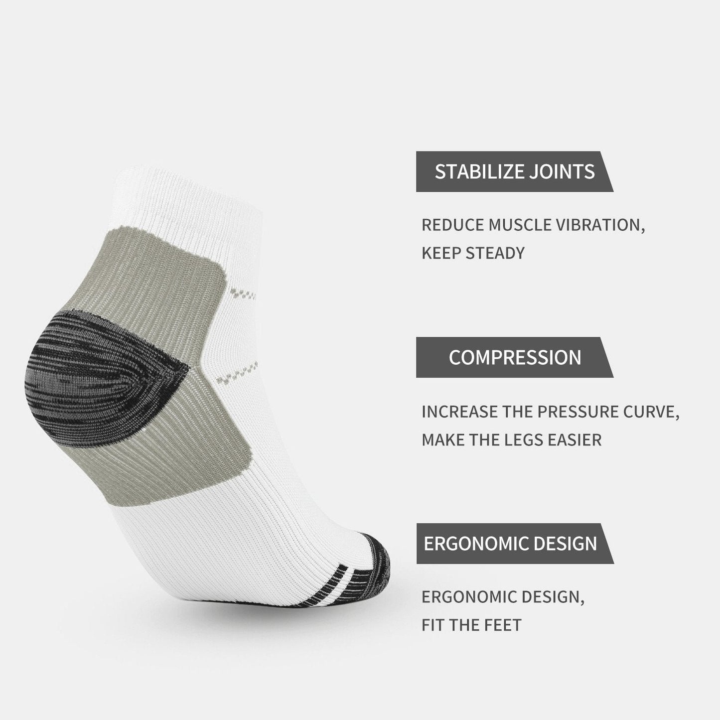 OCW Compression Sock For Women Breathable Anti-scratching Ankle Stockings OCWShoes