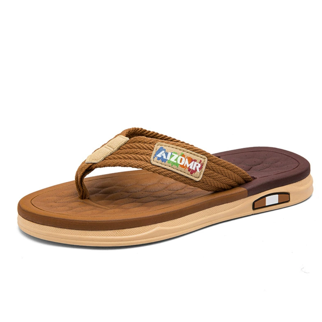 OCW Men Sandals Comfortable Flip-flops Summer Beach Anti-slip Soft Soles Casual Walking OCWShoes