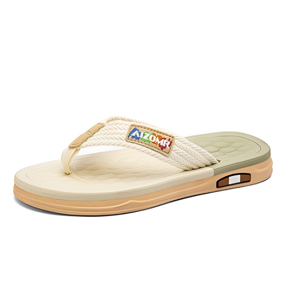 OCW Men Sandals Comfortable Flip-flops Summer Beach Anti-slip Soft Soles Casual Walking OCWShoes