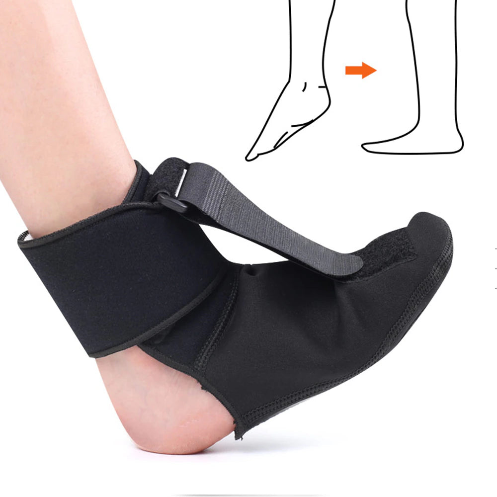 OCW Plantar Fasciitis Night Splint Soft Stretching Brace Compression Sleeve For Pain Support