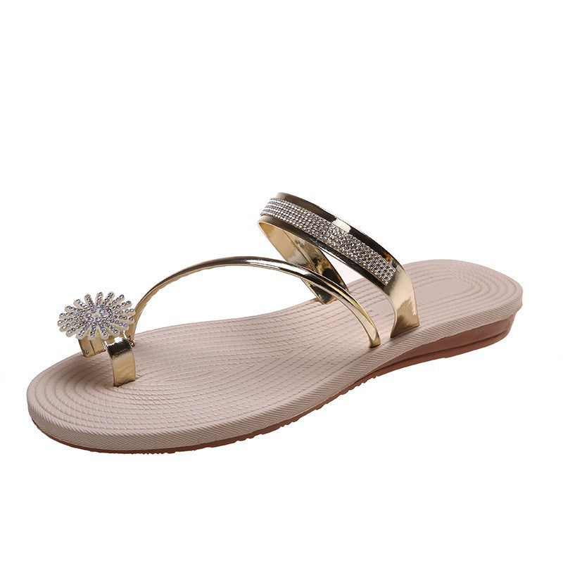 OCW Women Sandals Rhinestones Comfort Lightweight Chic Sandals OCWShoes