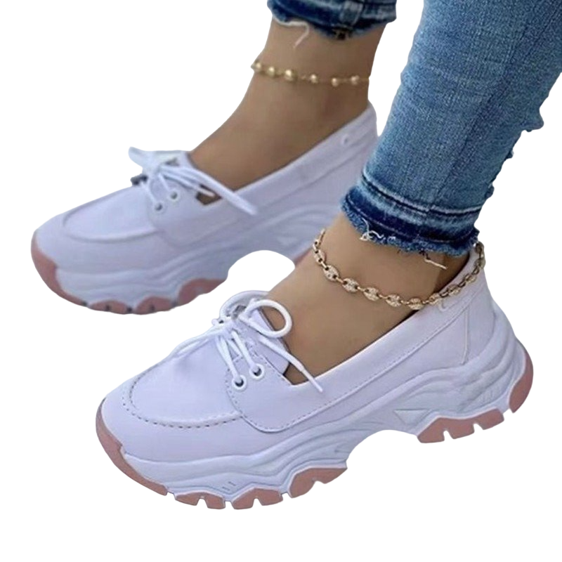 OCW Women Orthopedic Shoes Breathable Low-top Slip-on Platform Sneakers Canvas Chic Ladies OCWShoes