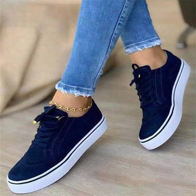 OCW Leisure Orthopedic Shoes Women Low Heel Arch Support Walking Sneakers Retro OCWShoes