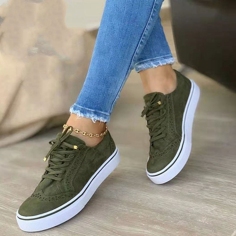 OCW Leisure Orthopedic Shoes Women Low Heel Arch Support Walking Sneakers Retro OCWShoes