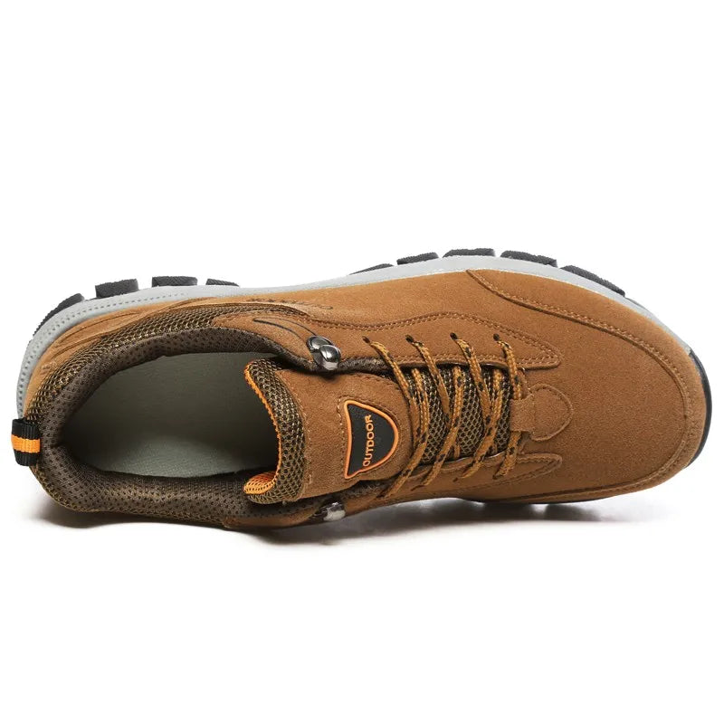 OCW Orthopedic Men Shoes Slip resistant Genuine Leather Soft Sole Comfortable Ankle Boots OCWShoes