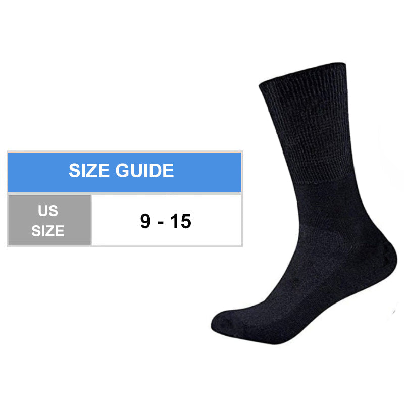 OCW Diabetic Socks Breathable Elastic Nonslip Cotton Comfort Socks For Swelling Feet OCWShoes