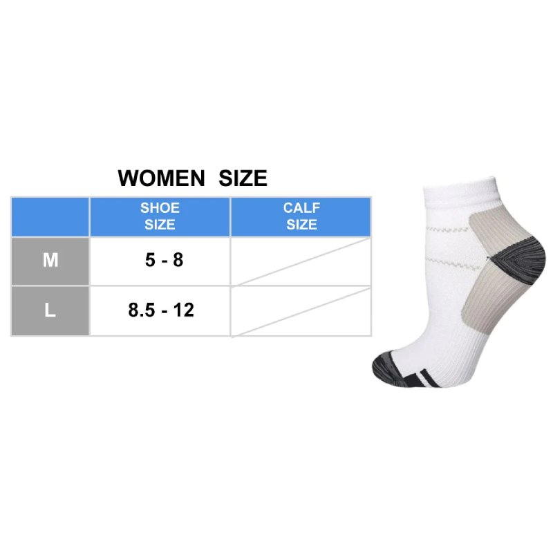 OCW Compression Sock For Women Breathable Anti-scratching Ankle Stockings OCWShoes
