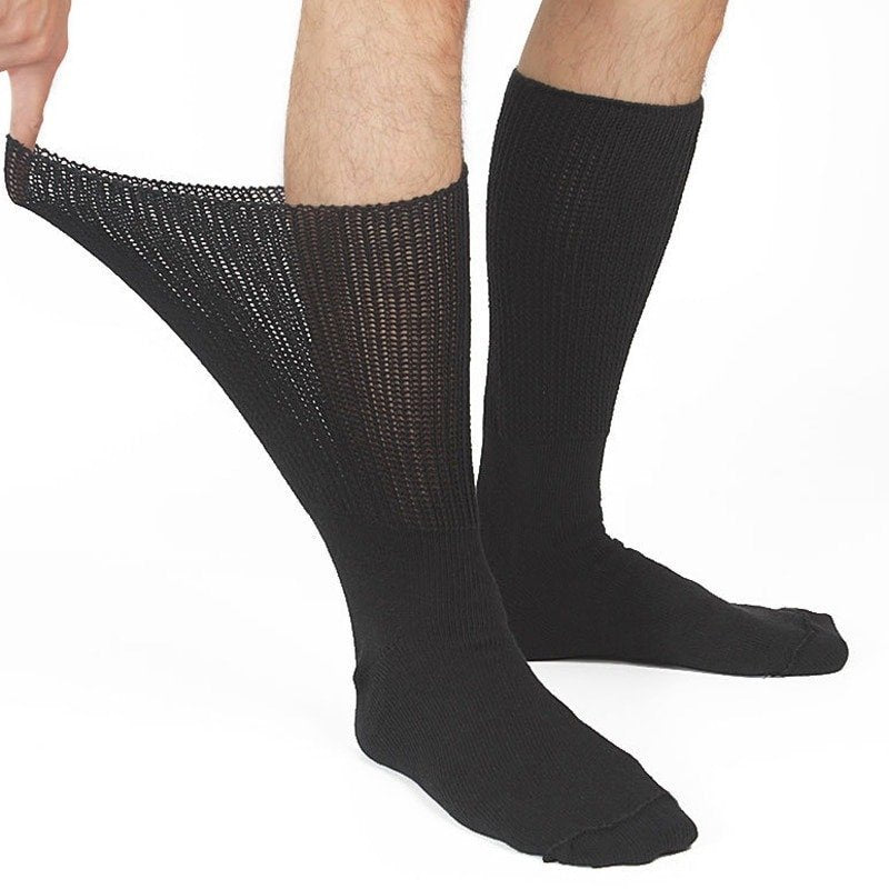 OCW Diabetic Socks Breathable Elastic Nonslip Cotton Comfort Socks For Swelling Feet OCWShoes