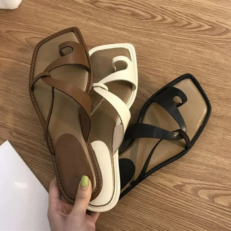 OCW Bunion Women Sandals Comfort Pain Relief Clip Toe Fashion Sandals OCWShoes