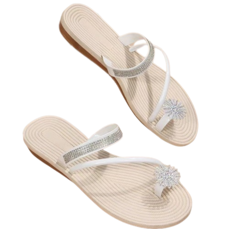 OCW Women Sandals Rhinestones Comfort Lightweight Chic Sandals OCWShoes