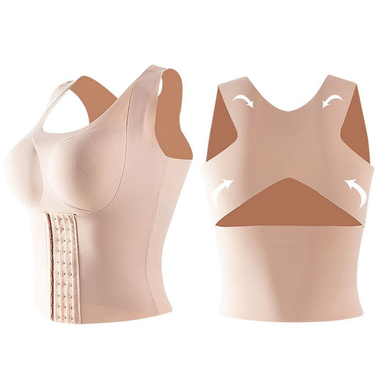 OCW Girdle Bra Posture Corrector Push UpSeamless WireFree