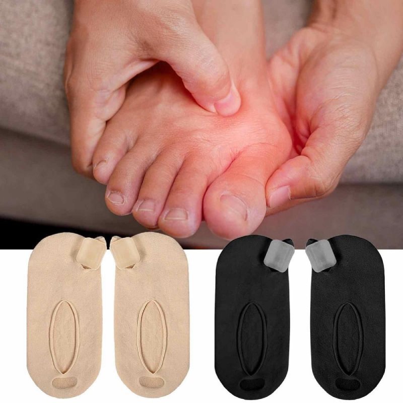 OCW Bunion Socks For Women Separated Toes Nonslip Gel Pad Soft Comfort Socks OCWShoes