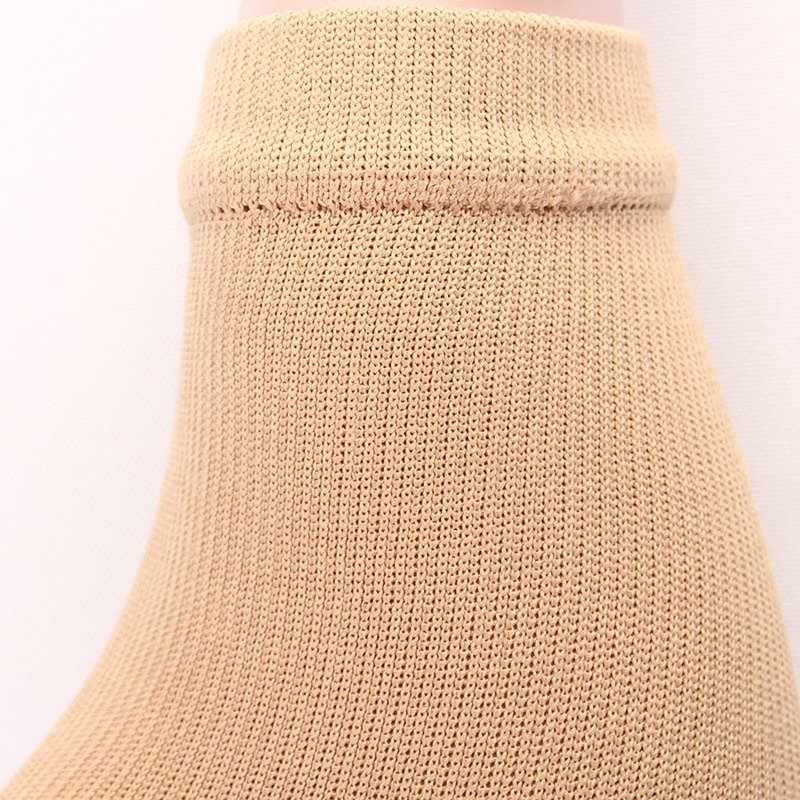 OCW Compression Socks Women Open Toe Zipper Tension Relief Knee High Stockings OCWShoes