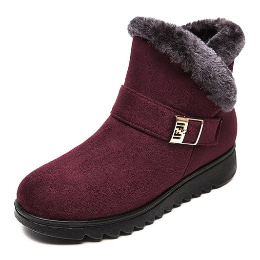 OCW Orthopedic Women Ankle Boots Fur Lined Super Warm Winter Comfortable Shoes OCWShoes