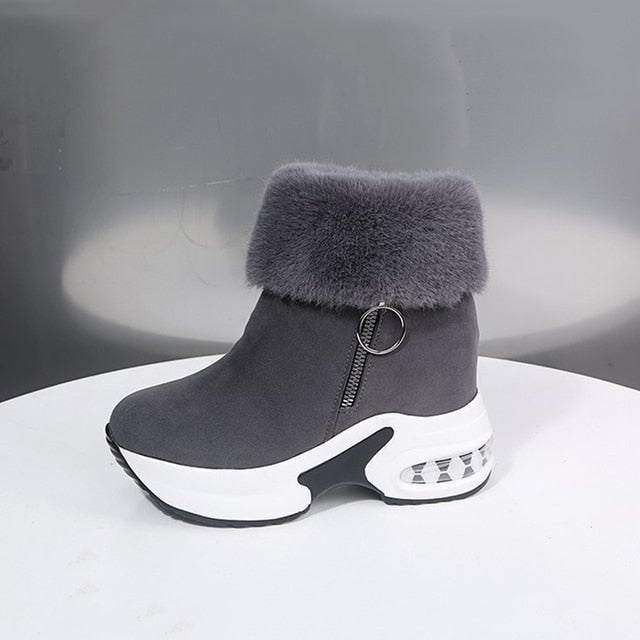 OCW Orthopedic Winter Snow Ankle Boots Warm Fur Arch Support Women Shoes OCWShoes