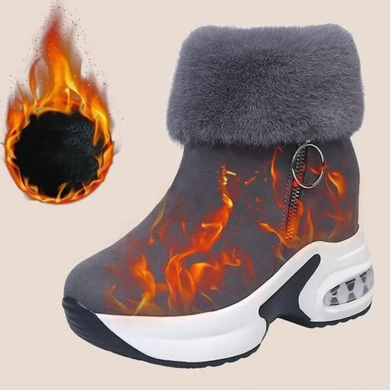 OCW Orthopedic Winter Snow Ankle Boots Warm Fur Arch Support Women Shoes OCWShoes
