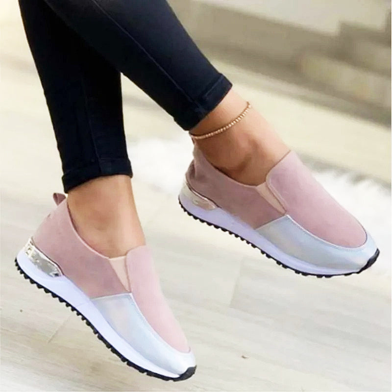 OCW Slip-on Orthopedic Sporty Shoes For Women Metallic Anti-collision Toe Trendy OCWShoes