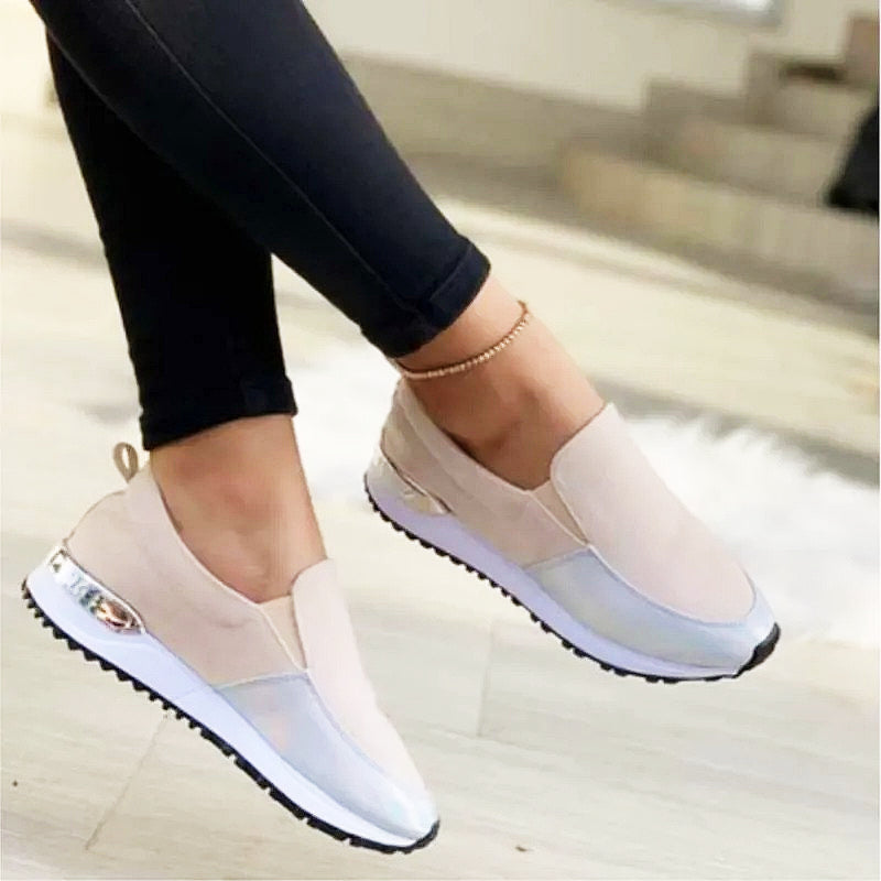 OCW Slip-on Orthopedic Sporty Shoes For Women Metallic Anti-collision Toe Trendy OCWShoes
