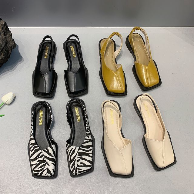 OCW Women Sandals Arch Support Elastic Flat Heel Elegant Sandals OCWShoes