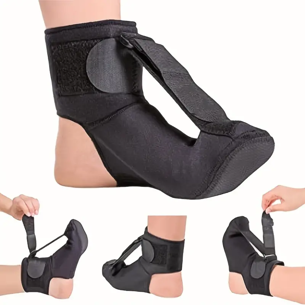 OCW Plantar Fasciitis Night Splint Soft Stretching Brace Compression Sleeve For Pain Support