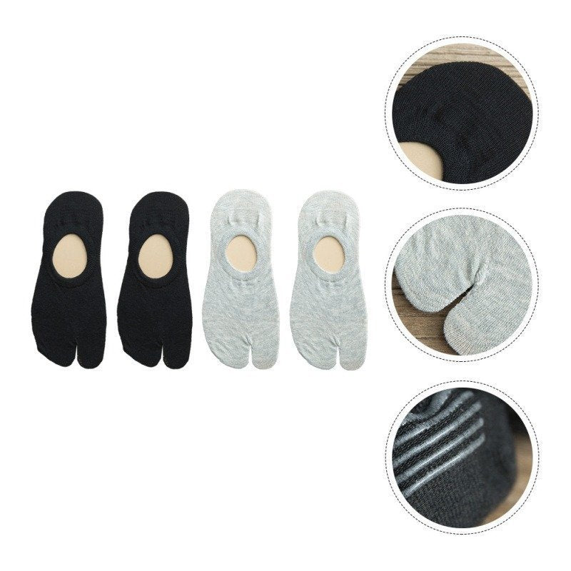 OCW Bunion Socks Nonslip Anti-rubbing Sweat Absorbent No-show Socks Soft Cotton OCWShoes