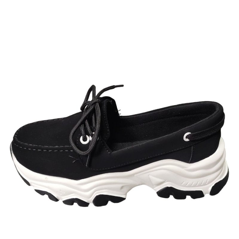 OCW Women Orthopedic Shoes Breathable Low-top Slip-on Platform Sneakers Canvas Chic Ladies OCWShoes