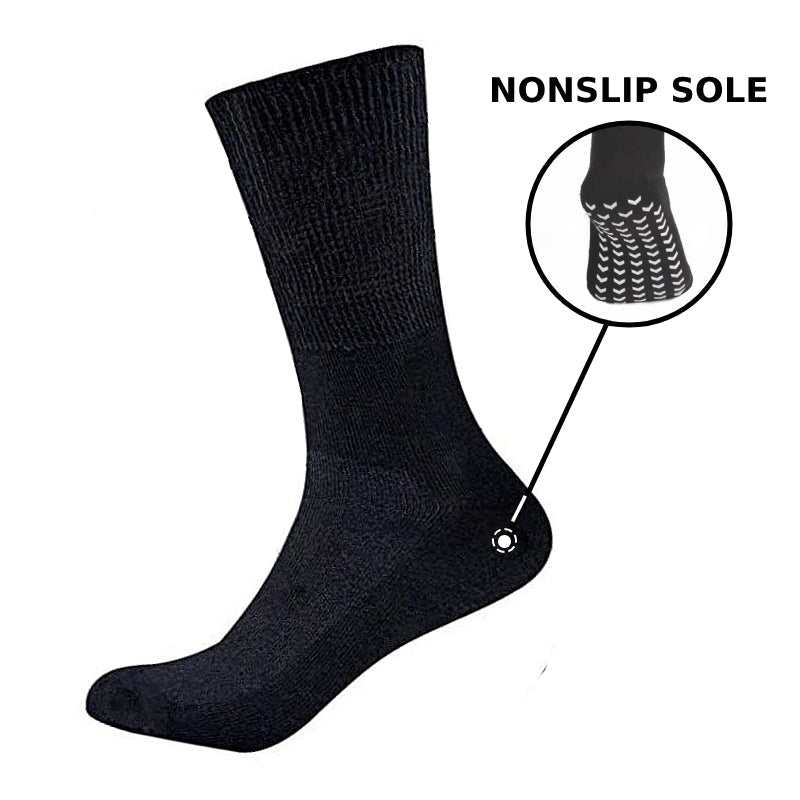 OCW Diabetic Socks Breathable Elastic Nonslip Cotton Comfort Socks For Swelling Feet OCWShoes