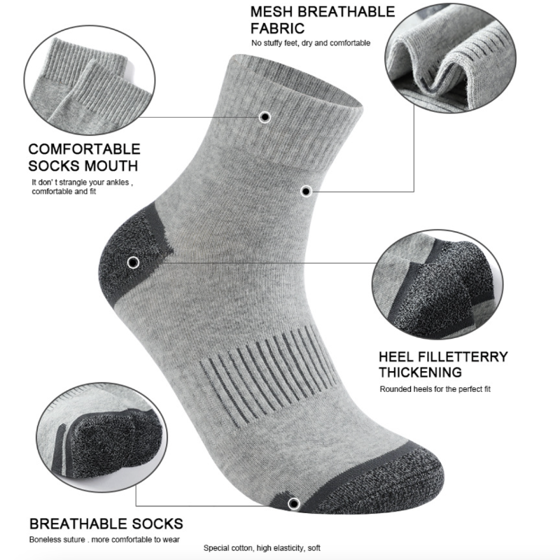 OCW Unisex Socks Breathable Comfy Stretch Soft Four Seasons Ankle Socks OCWShoes