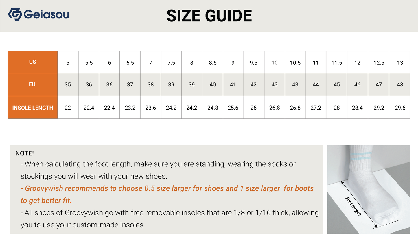 GEIASOU Orthopedic Insoles Foot Pain Relief Memory Foam Arch Support Soft Insoles OCWShoes