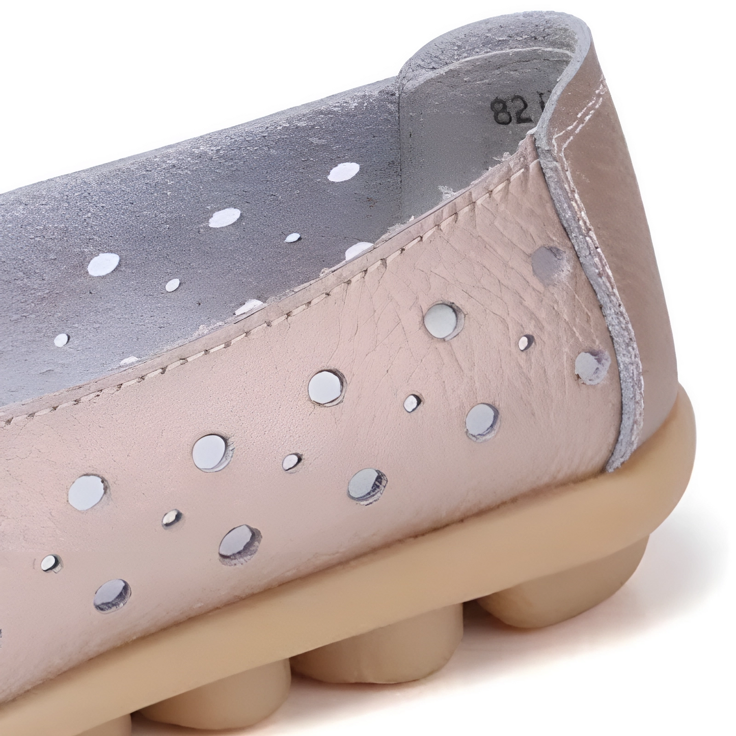 OCW Women Shoes Cut-out Leather Non-slip Flat Shoes OCWShoes