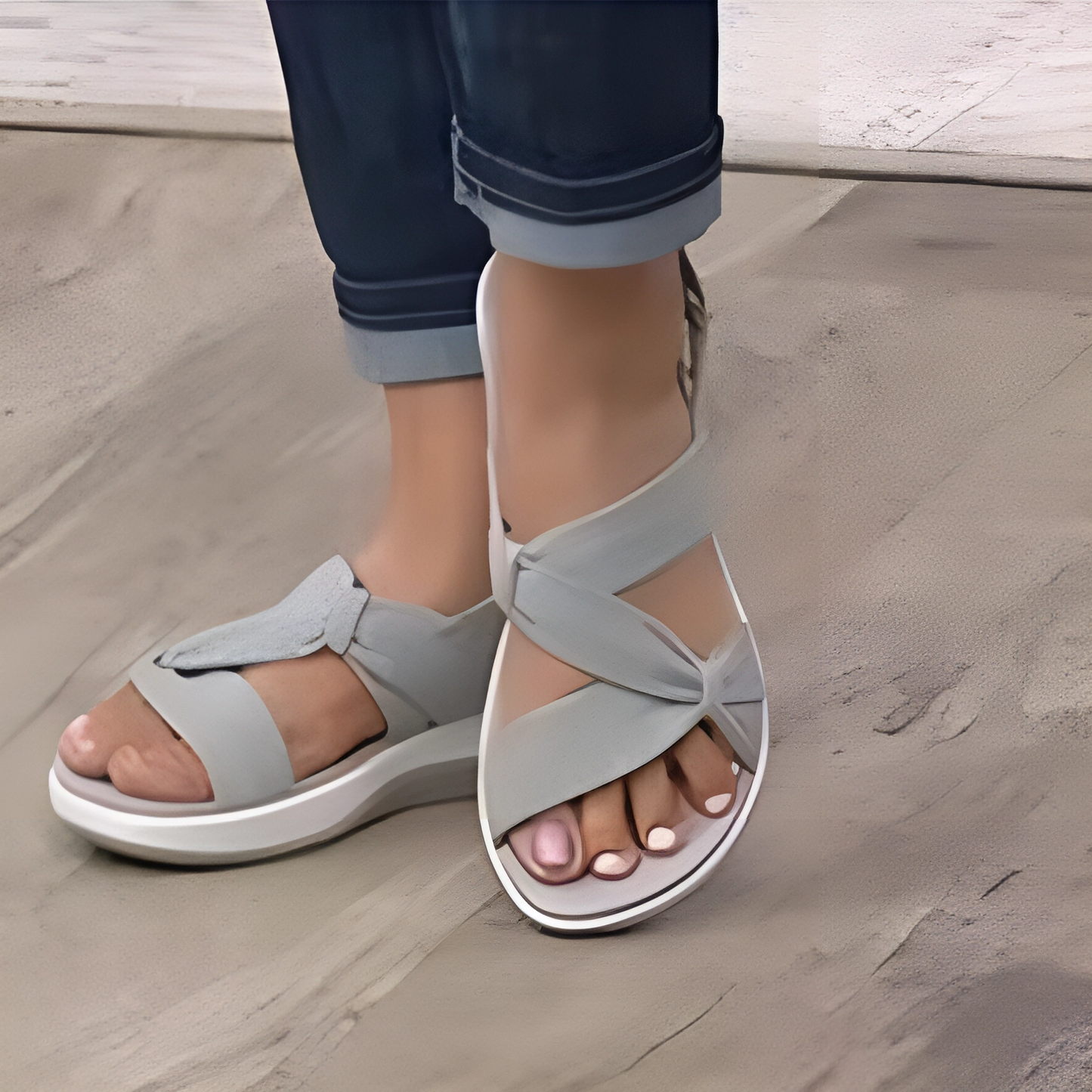 OCW Orthopedic Women Sandals Comfortable Wedge Heel Soft Summer Sandals OCWShoes