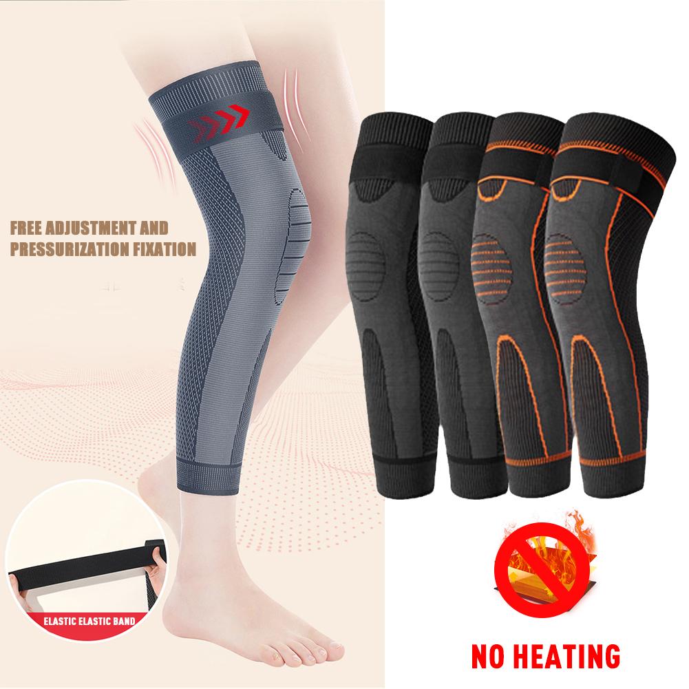 OCW Long Knee Compression Brace Pads Protect Leg Swelling Pain Arthritis Relieve OCWShoes