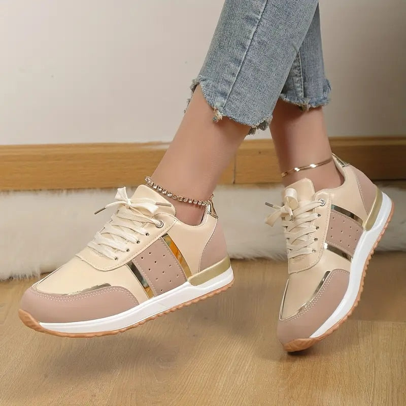 OCW Orthopedic Women Shoes Leather Breathable Comfy Summer Platform Sneakers OCWShoes
