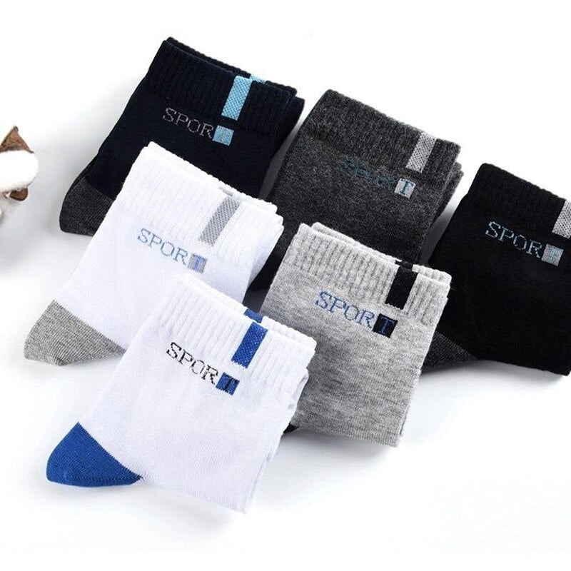 OCW Combo 5 Pairs Men Diabetic Socks Extra Breathable Elastic Fabric Comfy Summer Stretchy High Quality OCWShoes