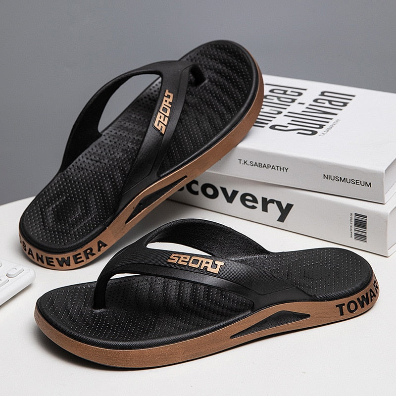 OCW Men Orthopedic Sandals Flip-flops Anti-slip Soles Comfortable Casual Beach OCWShoes