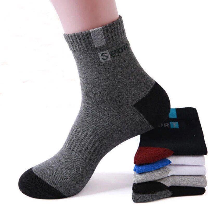 OCW Combo 5 Pairs Men Diabetic Socks Extra Breathable Elastic Fabric Comfy Summer Stretchy High Quality OCWShoes